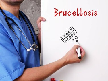Brucellosis 'le ilgili tıbbi konsept.