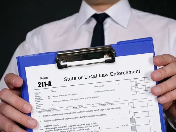 Modulo 211 Stato Applicazione Della Legge Locale — Foto Stock