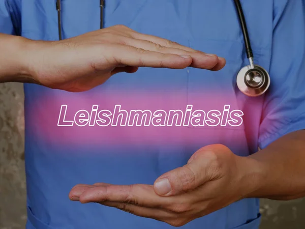 Medical Concept Leishmaniasis Inscription Page — Φωτογραφία Αρχείου