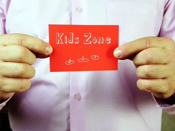 Juridical Concept Kids Zone Inscription Page — Stock fotografie