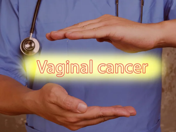 Health Care Concept Vaginal Cancer Inscription Page — Stock Photo, Image