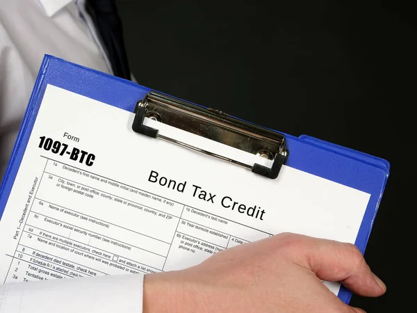 Form 1097 Btc Bond Tax Credit — Stock fotografie