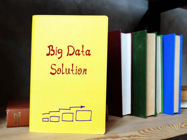 Επιχειρηματική Έννοια Σημαίνει Λύση Big Data Φράση Στο Φύλλο — Φωτογραφία Αρχείου