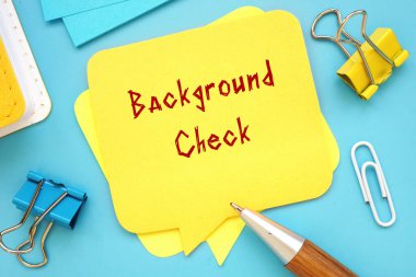 Kağıt parçasındaki arkaplan kontrolü ifadesi