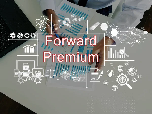 Business Concept Forward Premium Sign Sheet — Stock Photo, Image