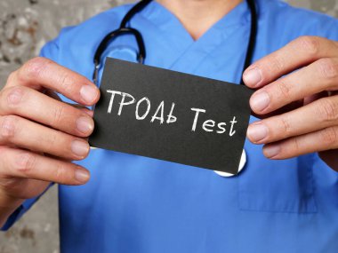 Tiroid Peroksidaz Test TPOAb Kağıt üzerinde Test işareti