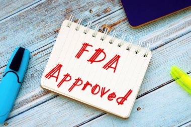 FDA ile ilgili iş konsepti kağıtta imzayla onaylandı