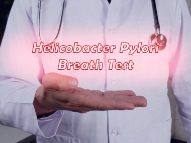 Helicobacter Pylori Nefes Testi ile ilgili tıbbi konsept.