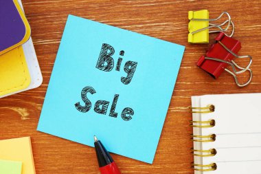 Büyük Satış ile ilgili iş konsepti.