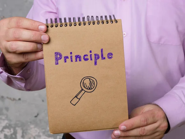 Concepto Negocio Sobre Principio Con Frase Página — Foto de Stock