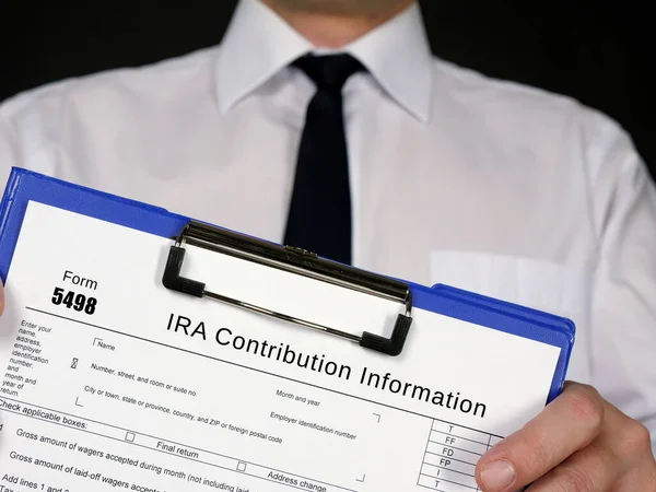Form 5498 Ira Contribution Information — Stock fotografie