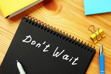 İş konsepti: Sayfadaki cümleyle bekleme