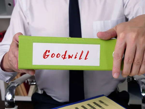 Goodwill Sign Sheet — Stock Fotó