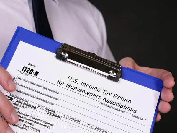 Form 1120 Income Tax Return Homowners Associations — Stock fotografie