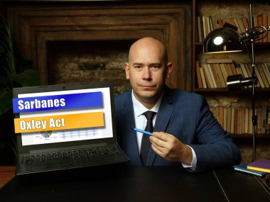 İş konsepti: Sarbanes Oxley Yasası.