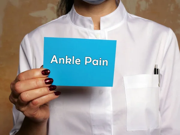 Ankle Pain Inscription Piece Paper — Stock Photo, Image