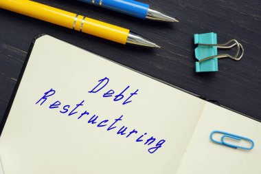 Borç Yeniden Yapılandırması konsepti