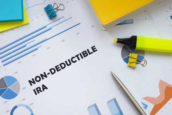 Business concept about Non-Deductible IRA with phrase on the page.