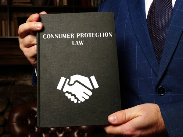 Δικαιο Προστασιασ Καταναλωτων Επιγραφή Στο Φύλλο Μέτρα Προστασίας Των Καταναλωτών — Φωτογραφία Αρχείου
