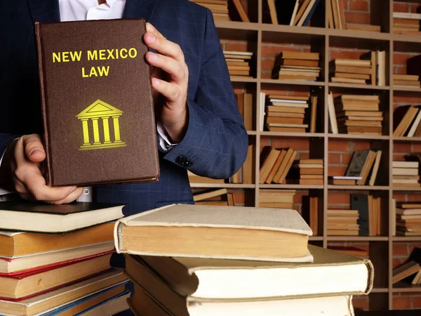 Nueva Ley México Nombre Del Libro Residentes Nuevo México Están —  Fotos de Stock