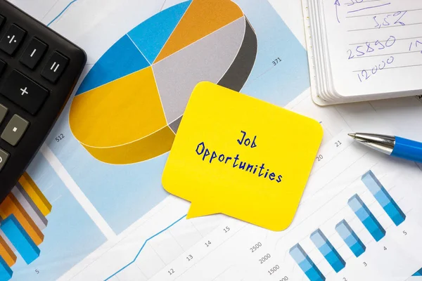 Oportunidades Emprego Assinar Página — Fotografia de Stock