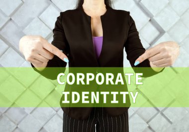  Ekrandaki CORPORate Kimlik ifadesi. 