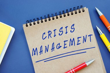 Ekonomik konsept: Kriz Yönetimi.