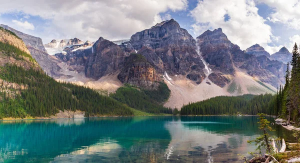 Valle Los Diez Picos Lago Moraine Alberta Canadá — Foto de Stock