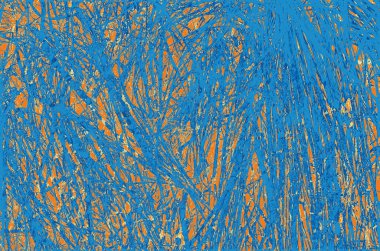 Tasarım için soyut mavi, turuncu ve açık yeşil arkaplan.