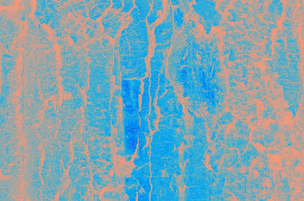 Tasarım için kopya alanı olan soyut mercan ve mavi renk dokusu arkaplanı.