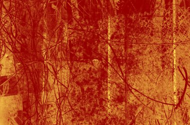 Tasarım için soyut kırmızı ve sarı arkaplan.