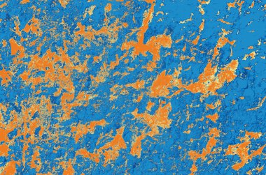 Tasarım için soyut mavi, turuncu ve açık yeşil arkaplan.