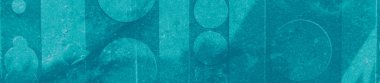 Tasarım için soyut turkuaz, celadon ve aquamarine renk arkaplanı.