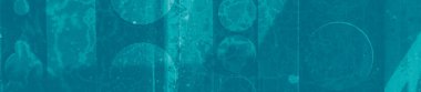 Tasarım için soyut turkuaz, celadon ve aquamarine renk arkaplanı.