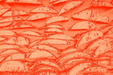 Tasarım için soyut canlı mercan rengi arkaplanı.