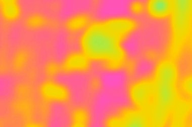 Tasarım için soyut bulanık yeşil, sarı ve pembe arkaplan.