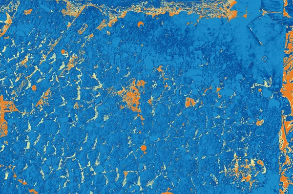 Abstrakcyjne Niebieskie Pomarańczowe Jasnozielone Tło Dla Projektu — Zdjęcie stockowe