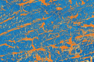 Tasarım için soyut mavi, turuncu ve açık yeşil arkaplan.