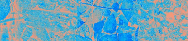 Astratto Corallo Blu Sfondo Texture Colore Con Spazio Copia Design — Foto Stock