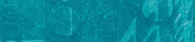 Tasarım için soyut turkuaz, celadon ve aquamarine renk arkaplanı.