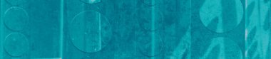 Tasarım için soyut turkuaz, celadon ve aquamarine renk arkaplanı.