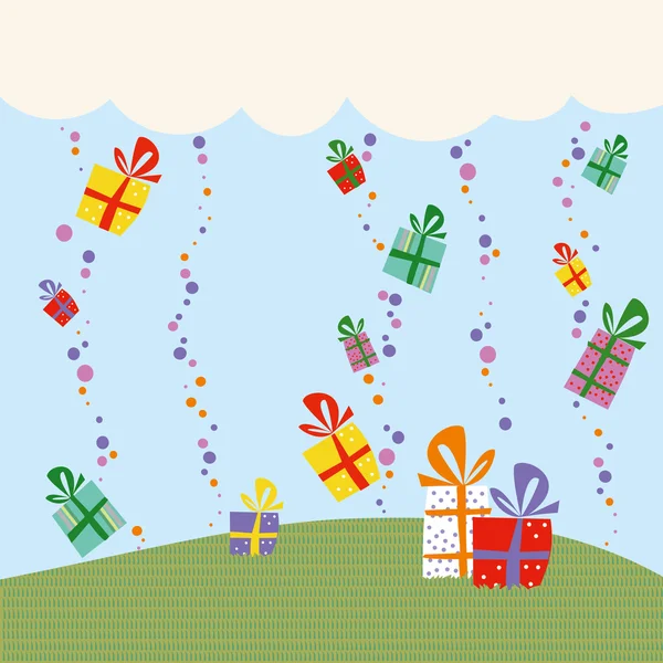 Renkli hediye kutuları 