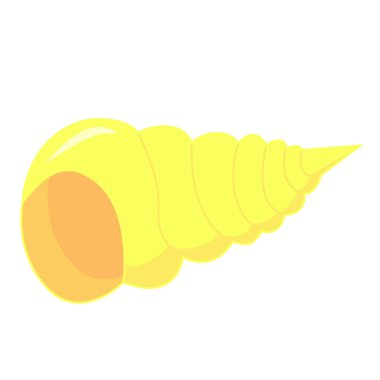 Beyaz arkaplanda salyangoz kabuğu çiziliyor