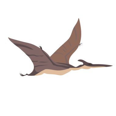 Uçan bir kuşun vektör çizimi
