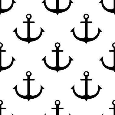 Gemi çapası, çizim, kusursuz desen