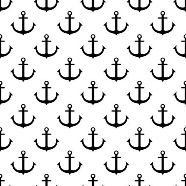 Gemi çapası, çizim, kusursuz desen