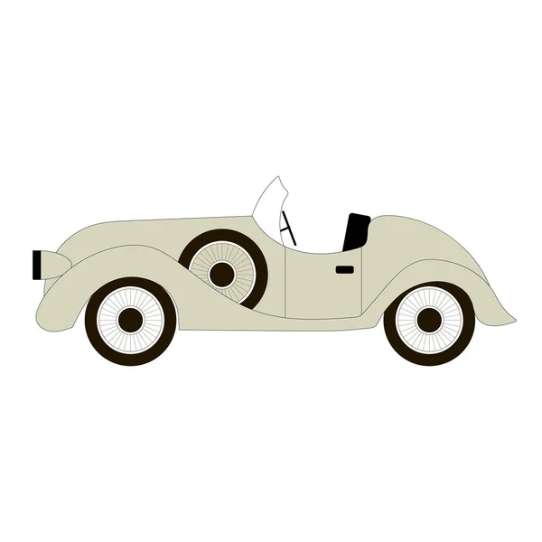 Διανυσματική Απεικόνιση Ενός Αυτοκινήτου Κινουμένων Σχεδίων — Διανυσματικό Αρχείο