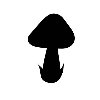 mantar simgesi vektör illüstrasyonu