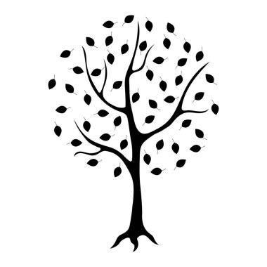 Ağacın vektör illüstrasyonu