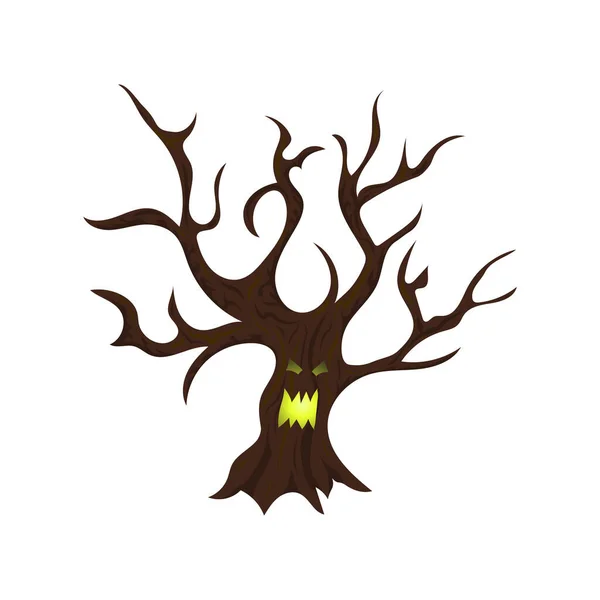 Halloween Baum Vektorillustration — Stockvektor